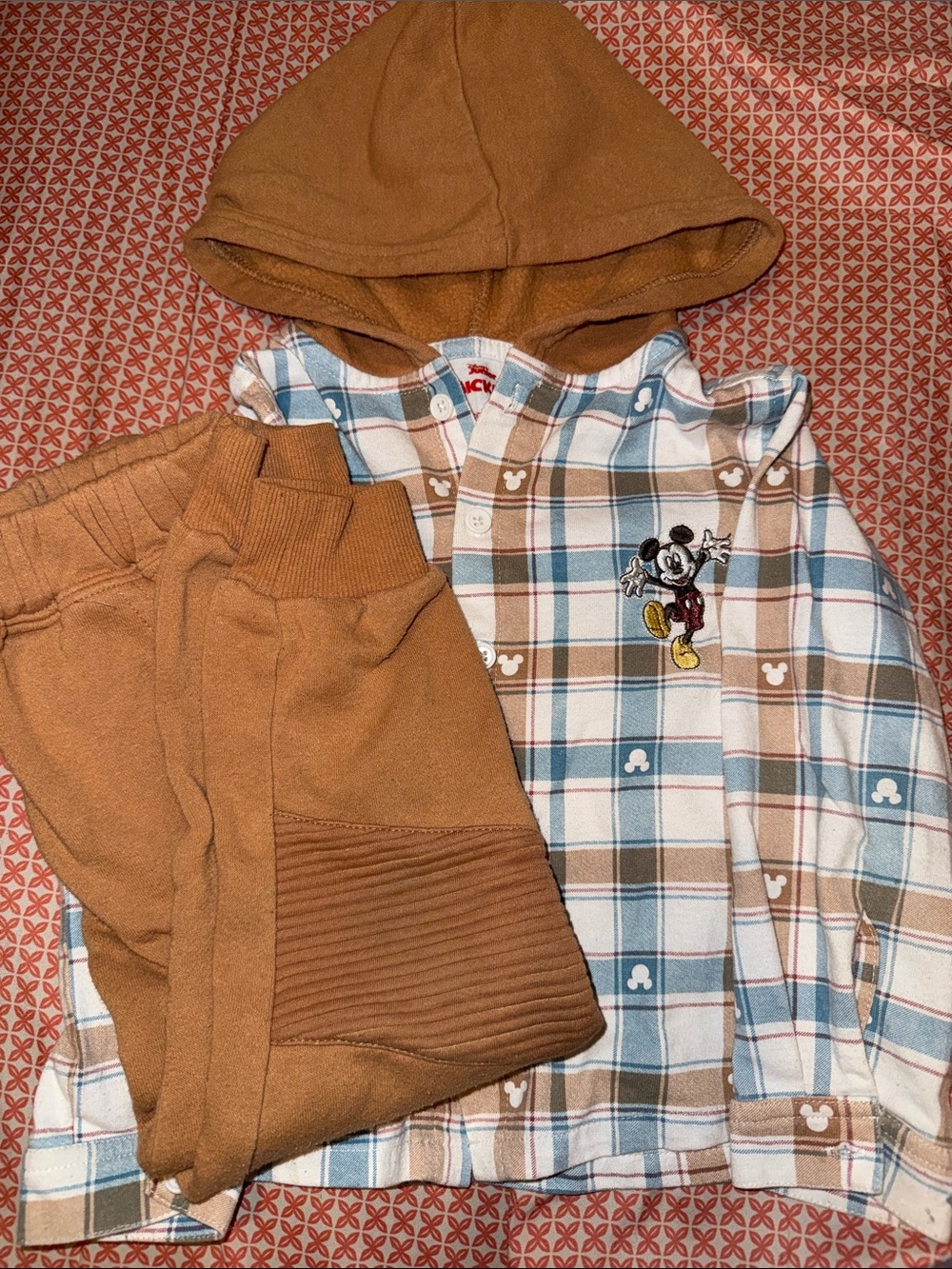 Disney Kids 3T Mickey flannel set